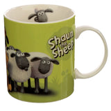 Shaun ovčí porcelán hrnek - zelená