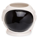 Astronaut space travel helmet formed ceramic mug