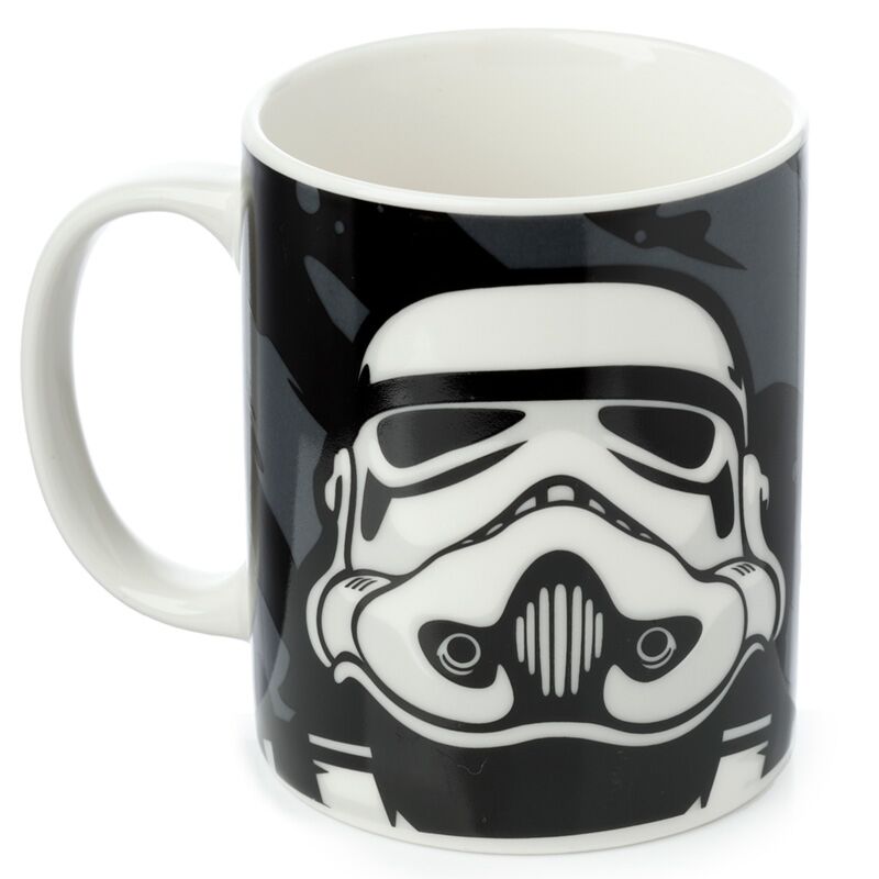 The original stormtrooper black porcelain mug