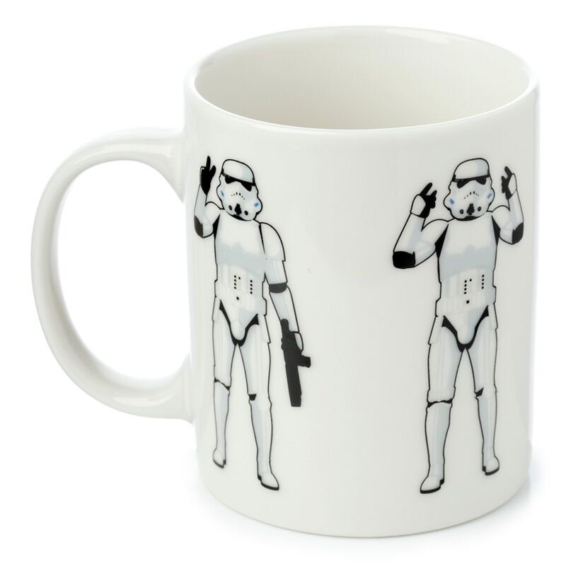 The original stormtrooper white porcelain mug