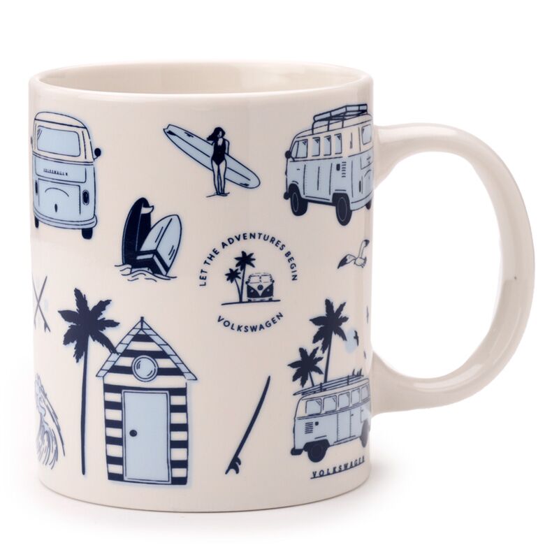 VW T1 Volkswagen van Explore porcelain mug