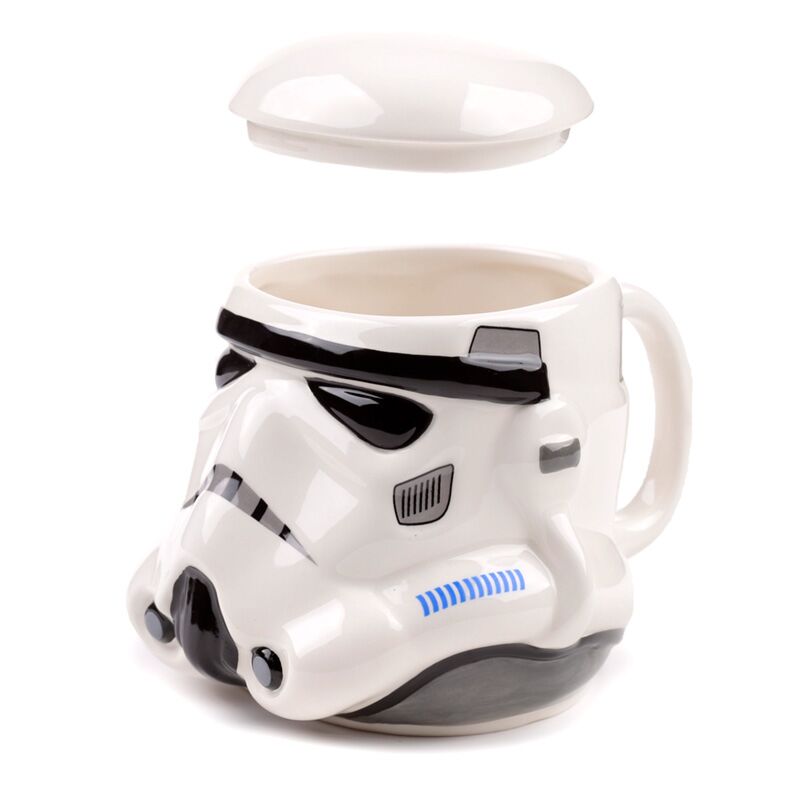 The original stormtrooper helmet shaped ceramic mug