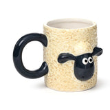 Shaun the sheep formed ceramic mug