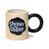 Shaun the sheep formed ceramic mug