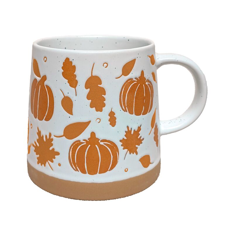 Taza de gres de calabaza