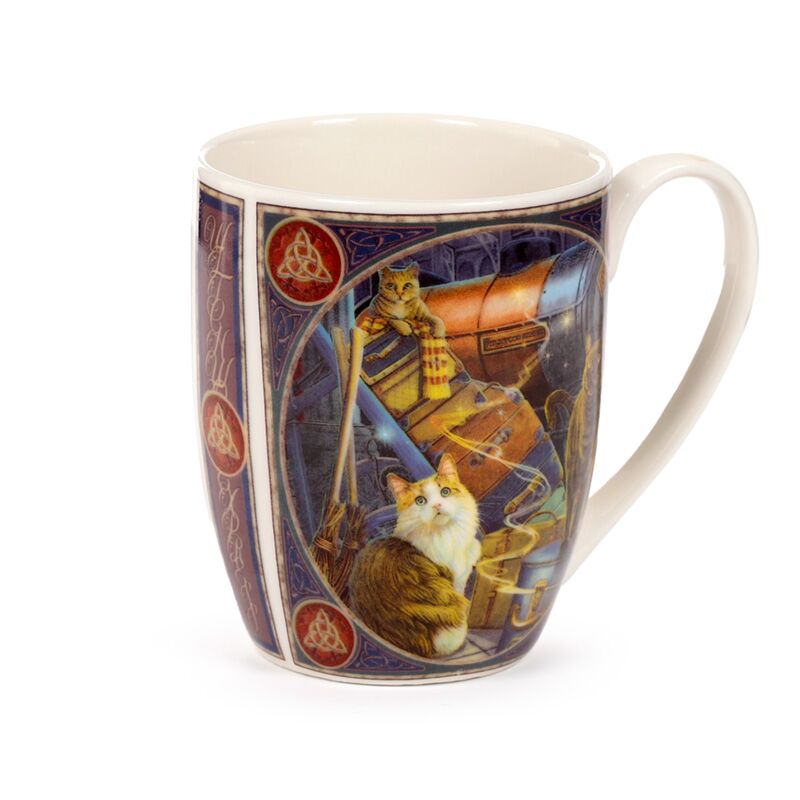 Tasse en porcelaine Lisa Parker Witchwood Express chats
