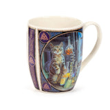 Caneca de porcelana Lisa Parker Jekyll Hyde Cats