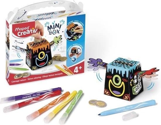 Joustra Maped Creative Velvet Colours i stworzyć Bank Piggy Bank