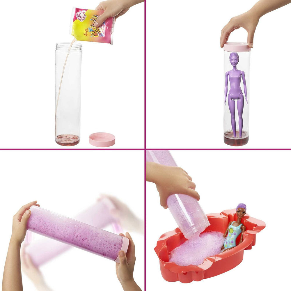 Couleur de matel révéler la fraise en mousse