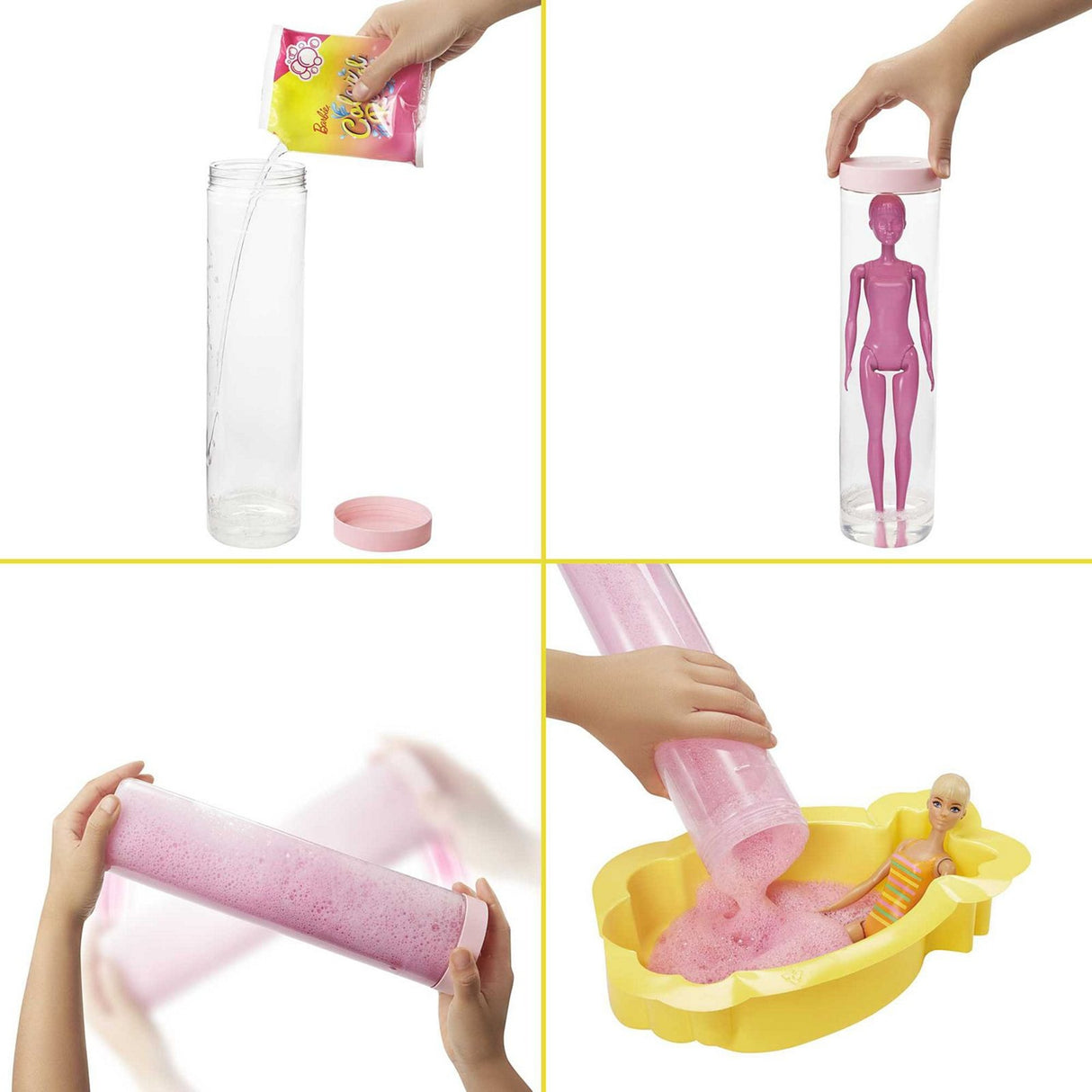 Mattel Farbe enthüllen Schaumananas