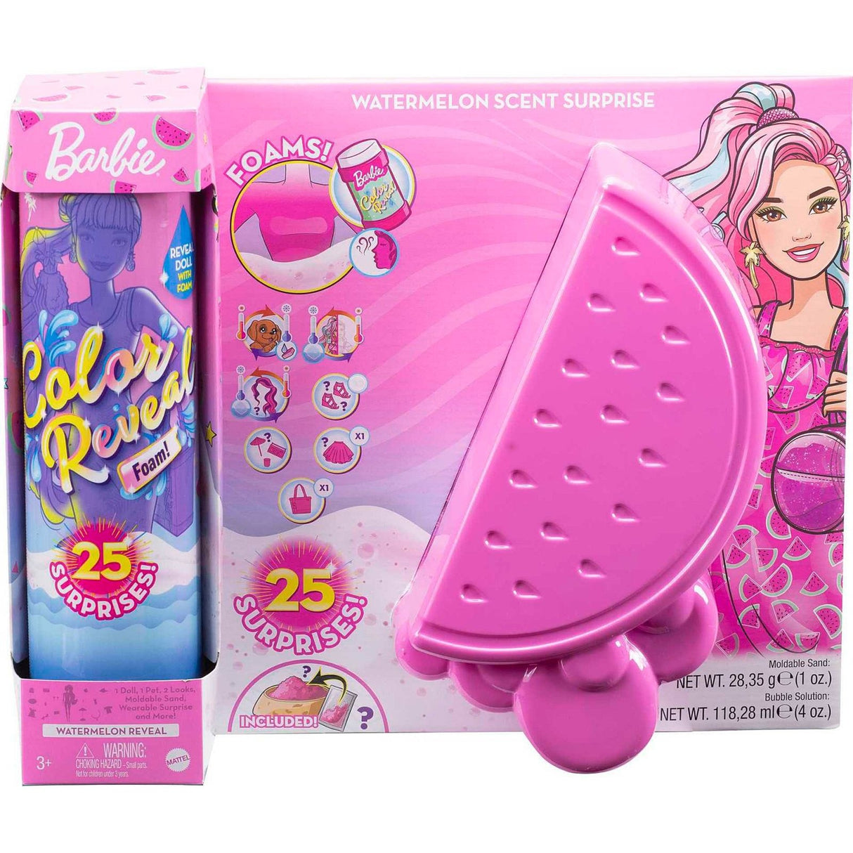 Mattel Color Reveal foam watermelon