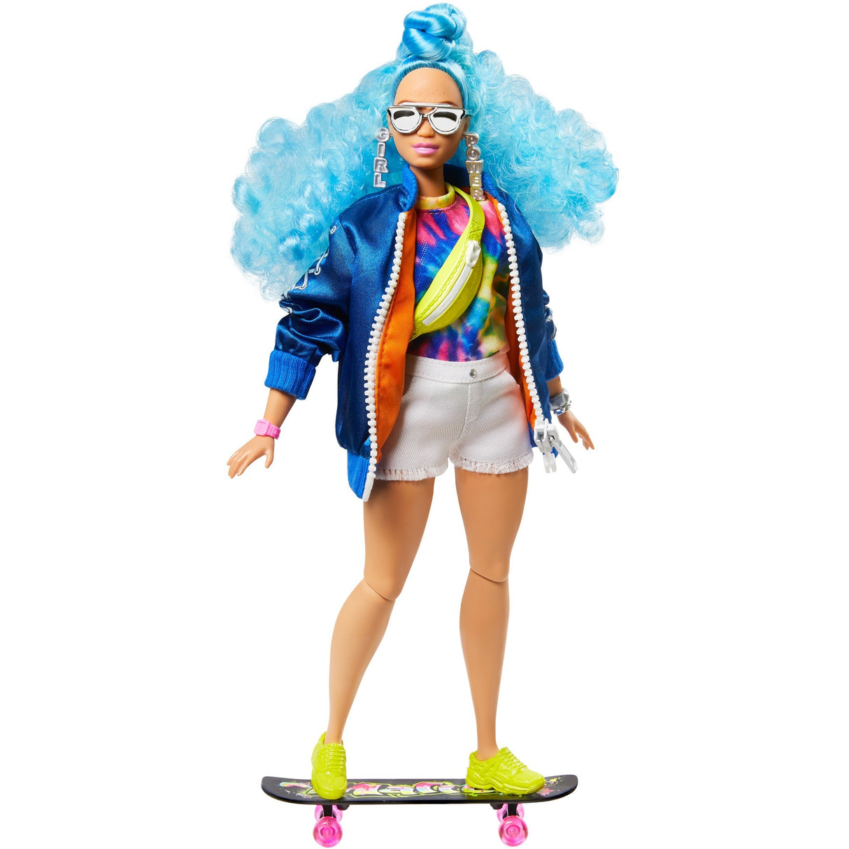Mattel Extra Doll #4 mit Skateboard 2 Kätzchen