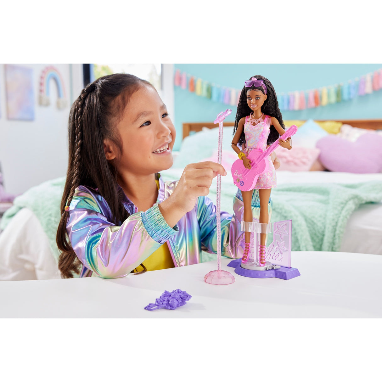 Pop star di Mattel Career con palcoscenico in movimento