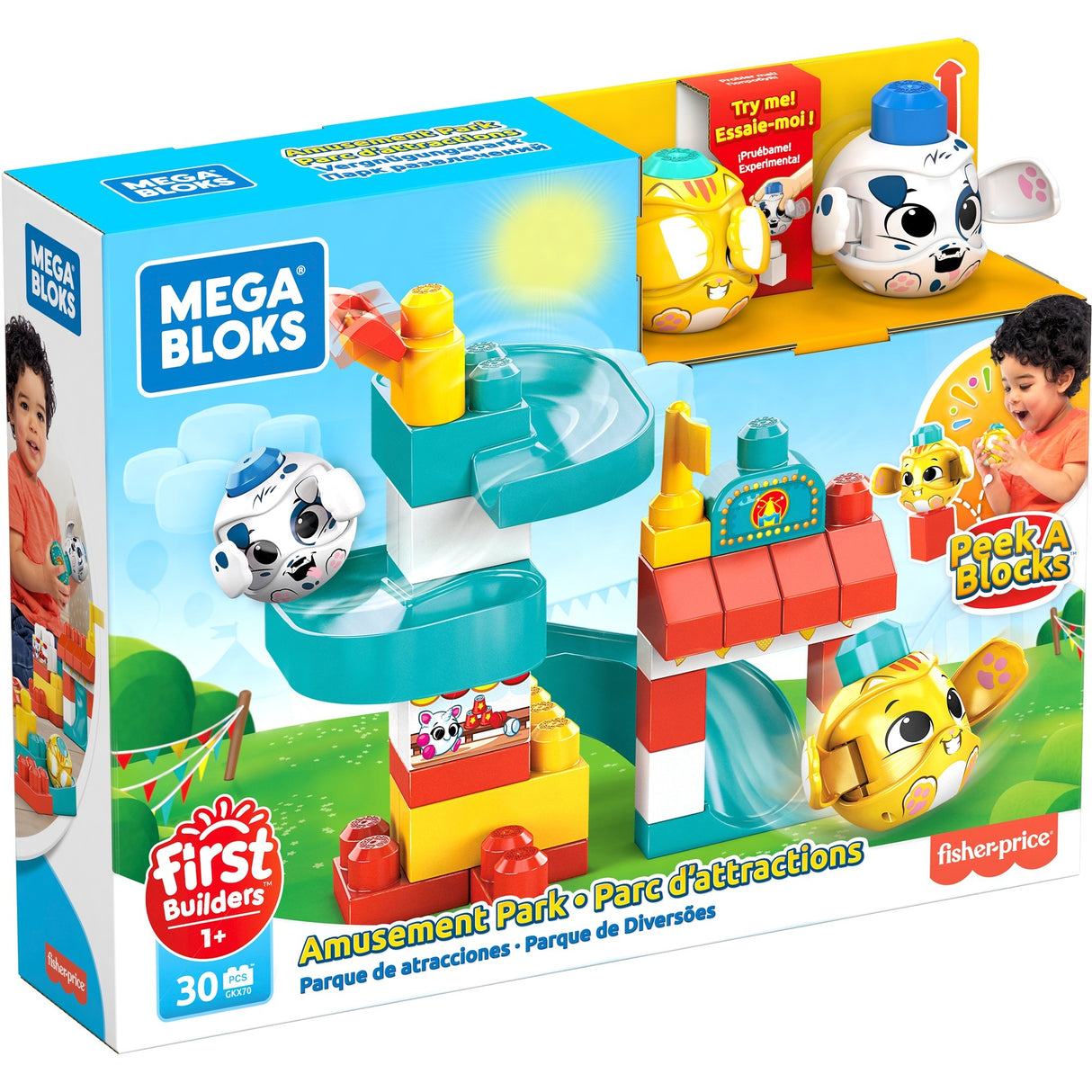 Mattel Peek A Blocks nöjespark