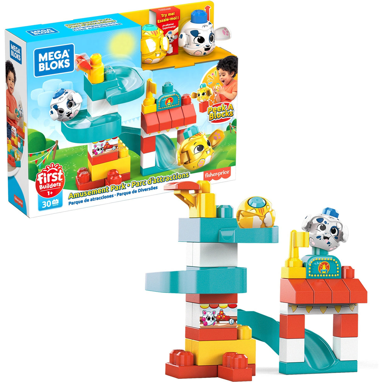 Mattel Peek A Blocks nöjespark