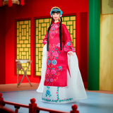 Mattel Signature Lunar New Year Pop in Red Floral Gewa