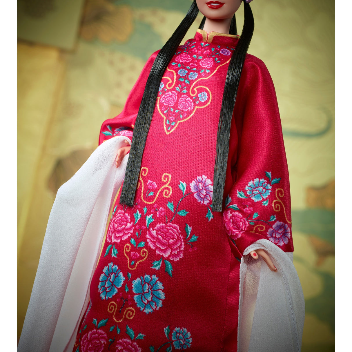 Mattel Signature Lunar New Year Pop in Red Floral Gewa