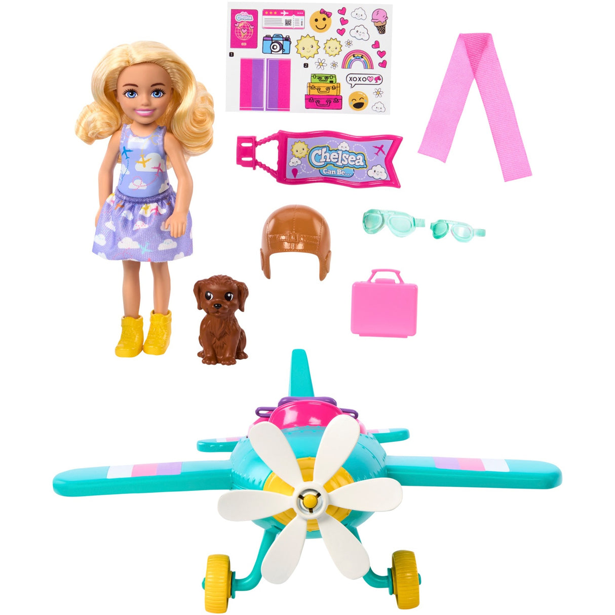Zestaw gry Mattel z pop i samolotem