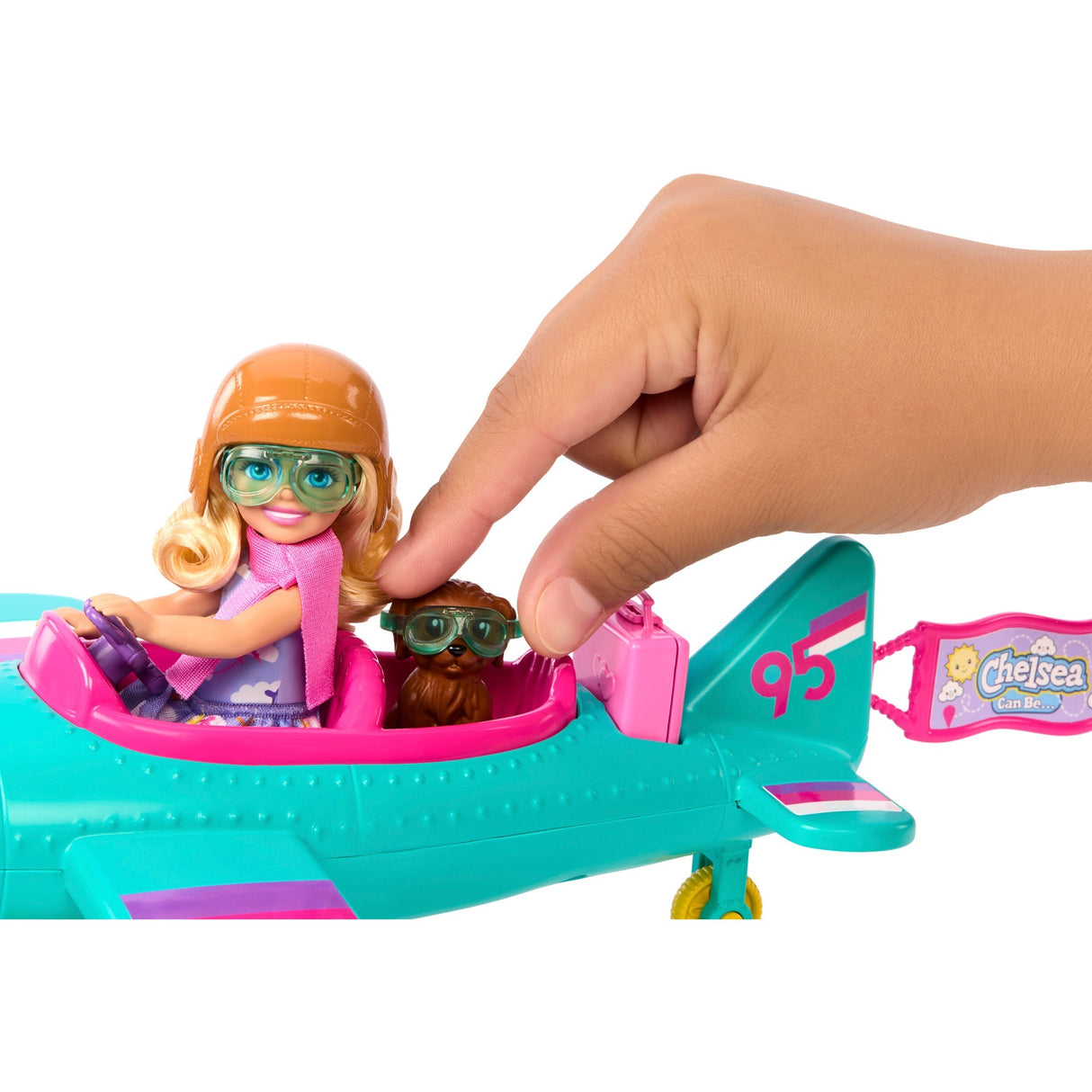 Zestaw gry Mattel z pop i samolotem