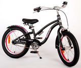 Otroško kolo Volare Miracle Cruiser - Dekleta - 16 palcev - Matt Black - Prime Collection