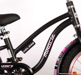 Otroško kolo Volare Miracle Cruiser - Dekleta - 16 palcev - Matt Black - Prime Collection