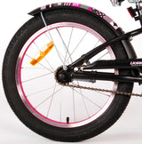 Volare Miracle Cruiser Otroško kolo - Dekleta - 18 palcev - Matt Black - Prime Collection