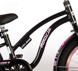 Volare Miracle Cruiser Otroško kolo - Dekleta - 18 palcev - Matt Black - Prime Collection