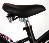 Volare Miracle Children's Bicycle - Girls - 14 Inch - Matt Black - Prime Collection