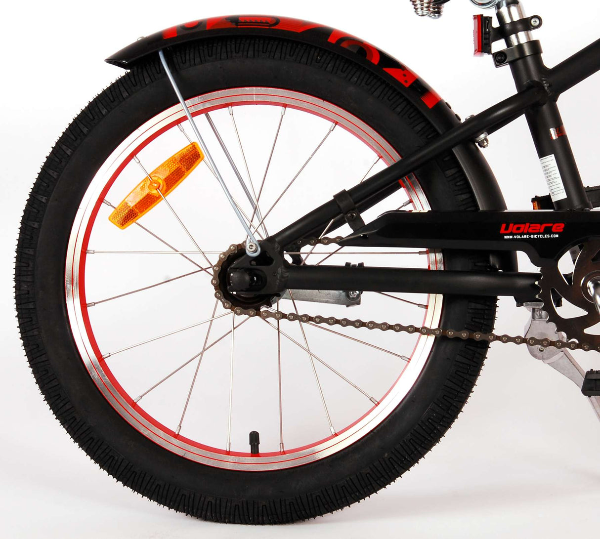 Volare Miracle Cruiser Børnecykel - Drenge - 18 tommer - Matt Black - Prime Collection