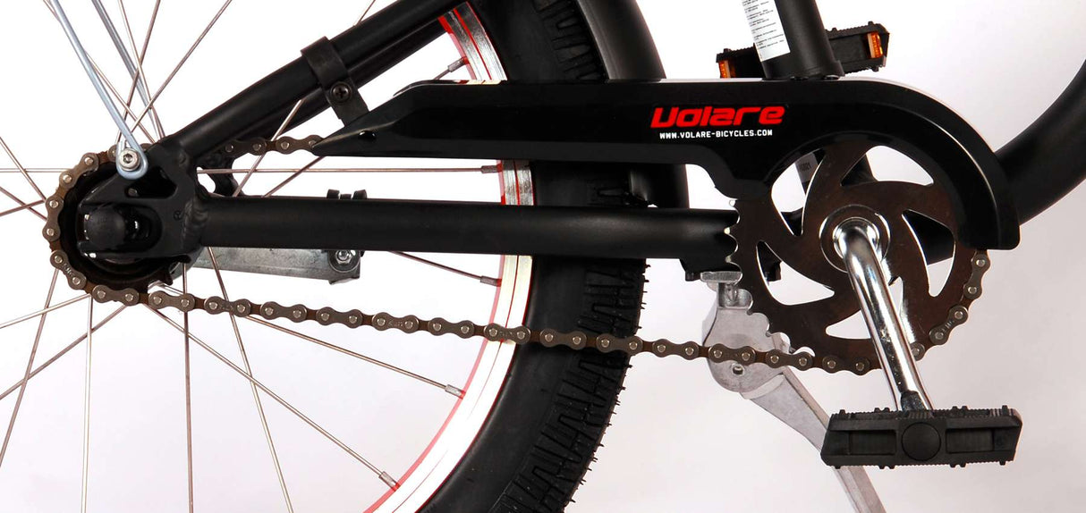 Volare Miracle Cruiser Børnecykel - Drenge - 18 tommer - Matt Black - Prime Collection