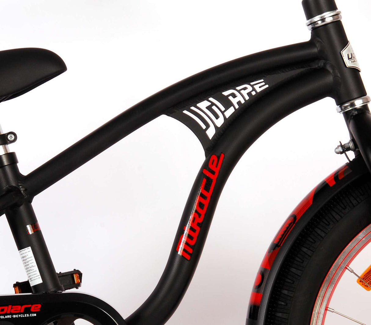 Volare Miracle Cruiser Børnecykel - Drenge - 18 tommer - Matt Black - Prime Collection