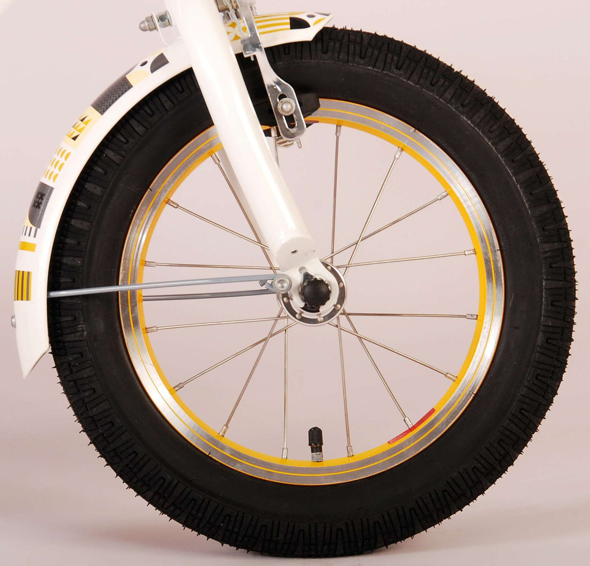 Volare Miracle Children's Bicycle - Girls - 14 Inch - White - Prime Collection