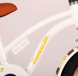 Volare Miracle Children's Bicycle - Girls - 14 Inch - White - Prime Collection
