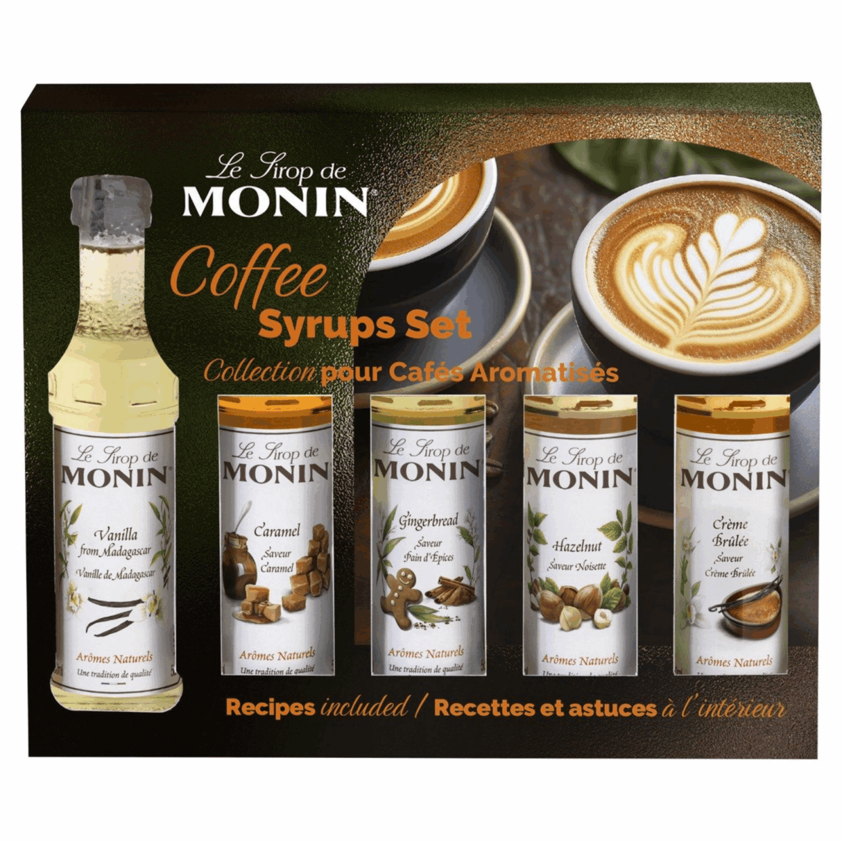 Coffret cadeau de sirops à café Monin (5x 5cl) (copie)