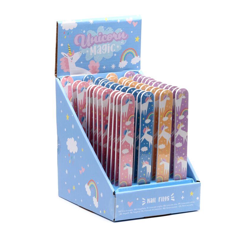 Unicorn magic nail file long