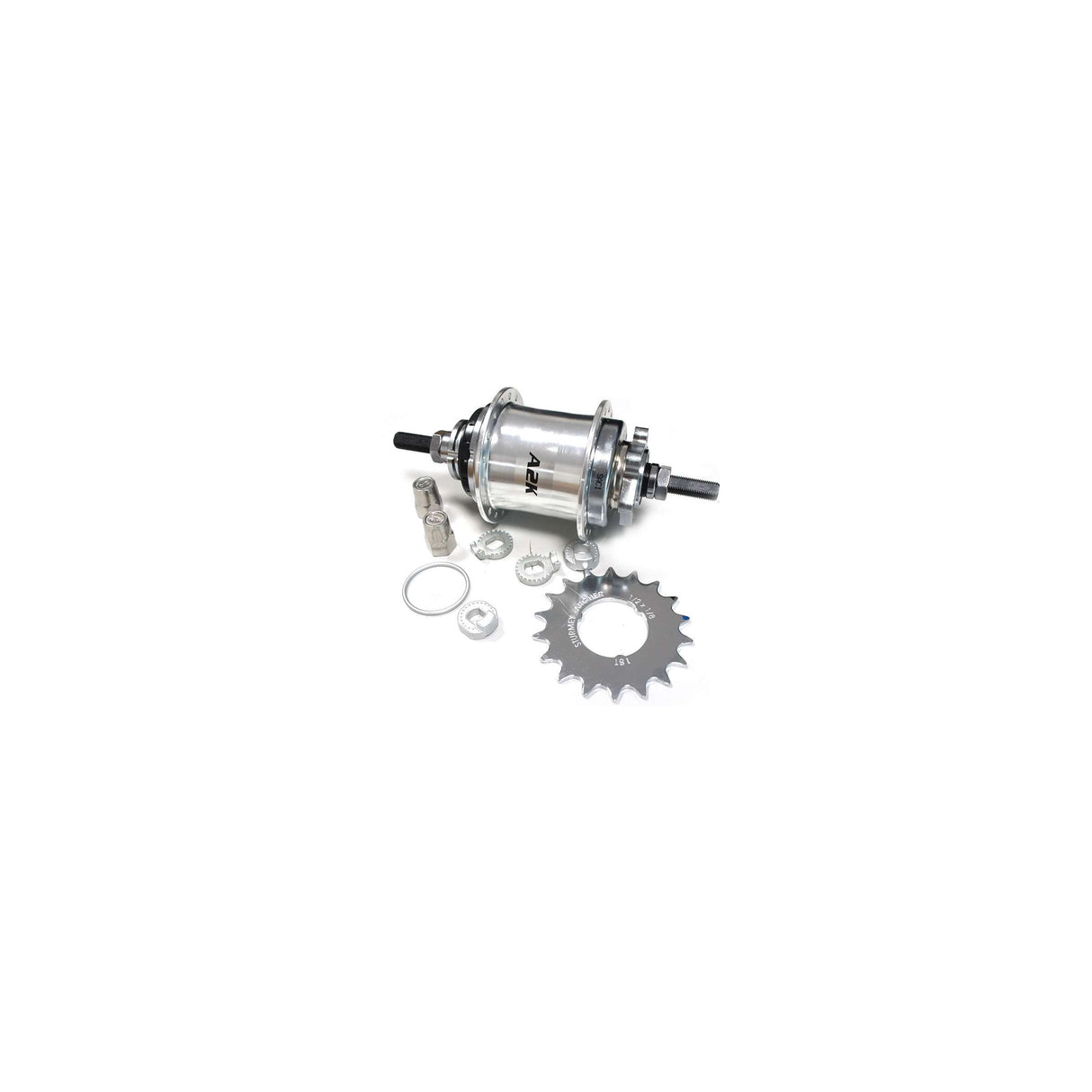 Sturmeyarcher gear hub 2 Speed Sturmey Archer Automatic A2K 36 Tands for Disc brake Silver