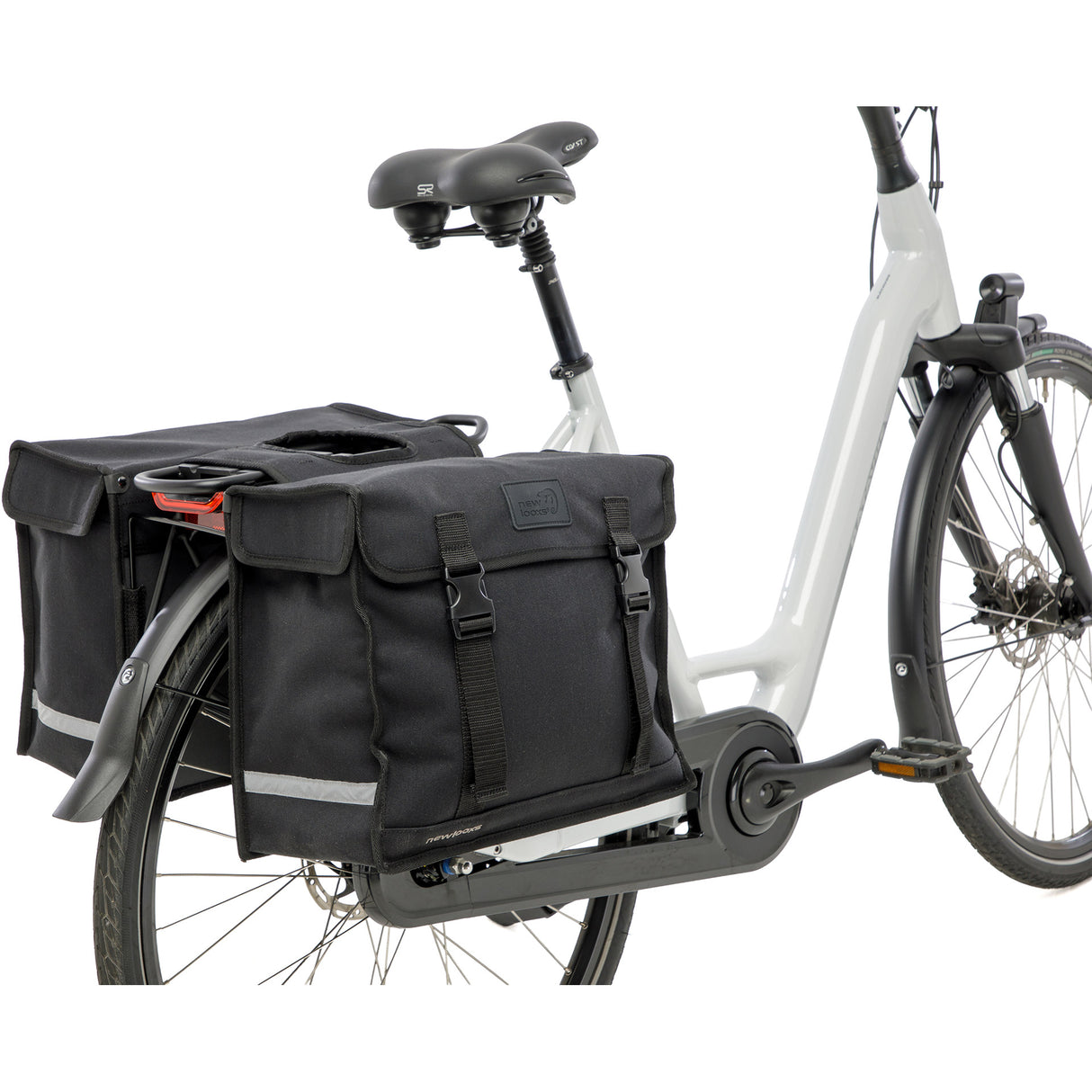 Newlooxs tas new looxs double pannier deluxe zwart | 46l