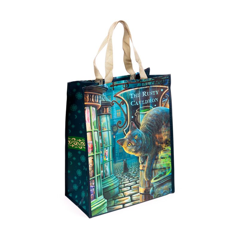 Lisa parker the rusty cauldron cat duurzame shopper tas