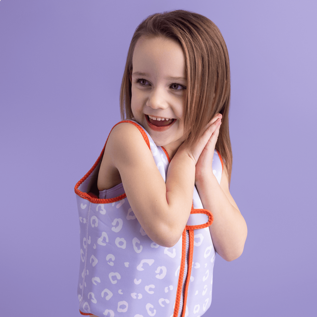 Leopardo | Lila Swimming gilet 3-6 anni