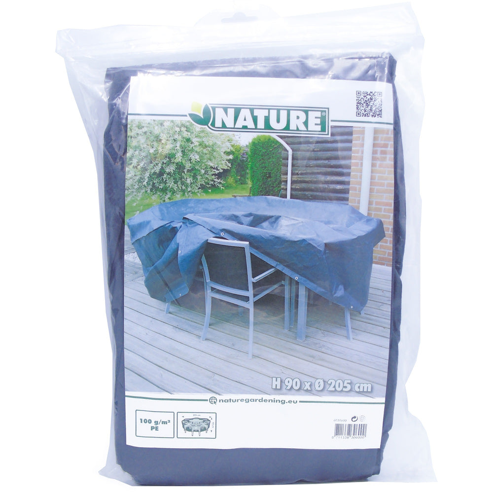 Naturgartenmöbelabdeckung für Runde Tisch und Stühle