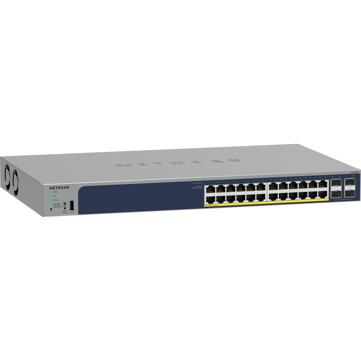 NetGear Gigabit Ethernet Poe+ Switch con 4