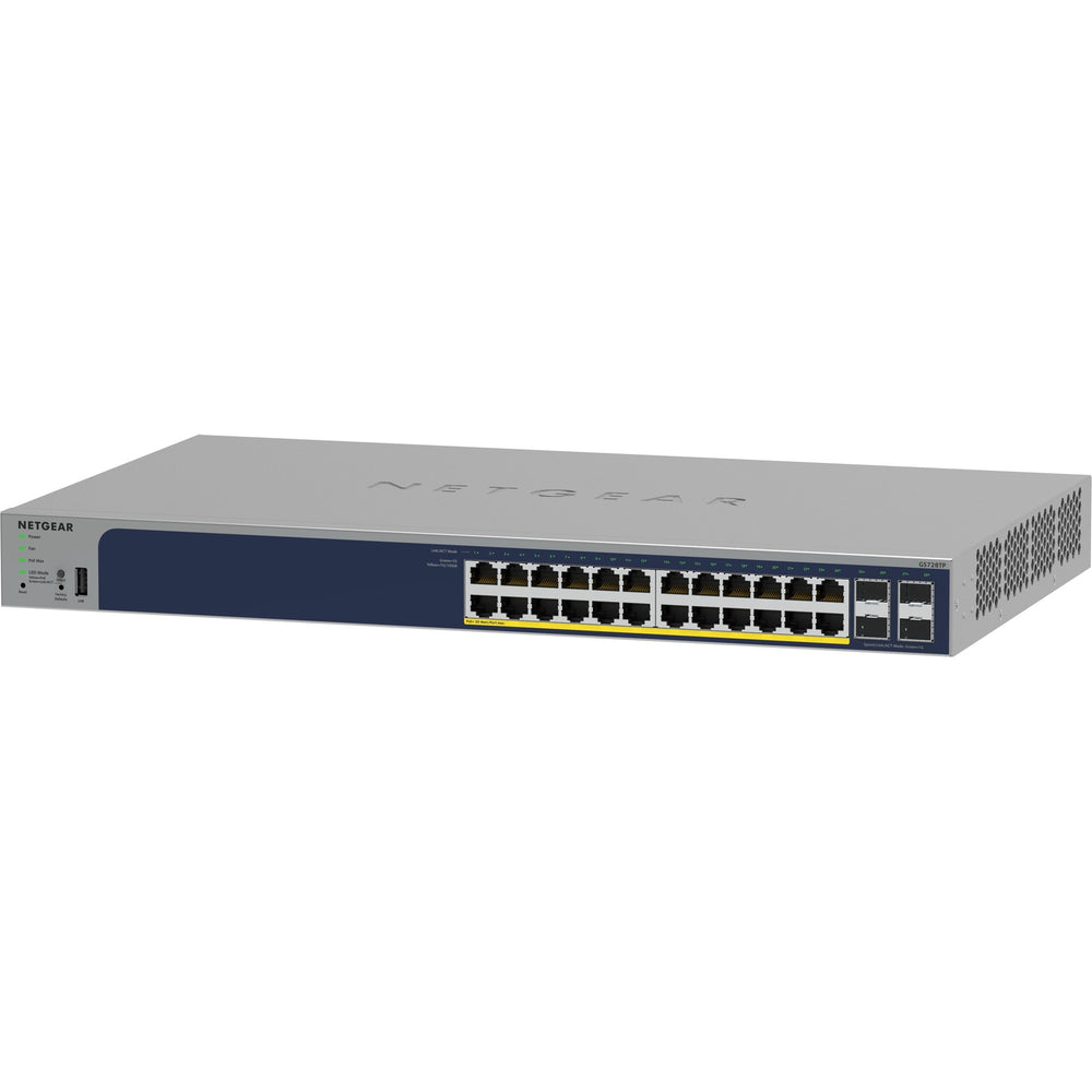 Netgear 24-Port-Gigabit-Ethernet-PoE+-Switch mit 4