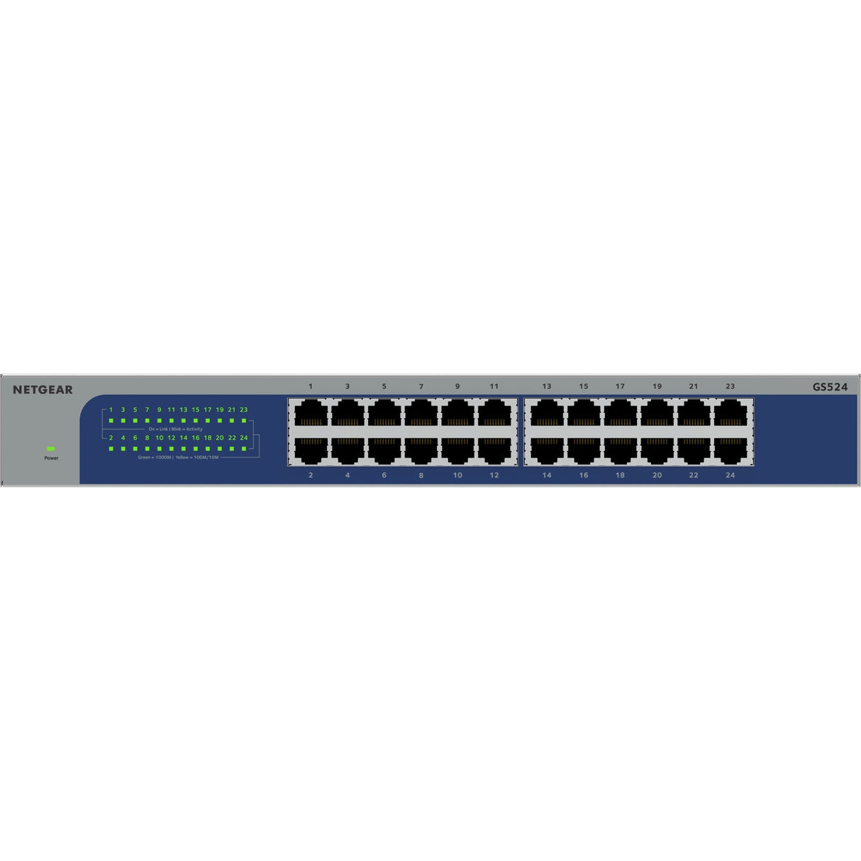 NetGear GS524 24-Poort Gigabit Ethernet Nie zarządzany przełącznik