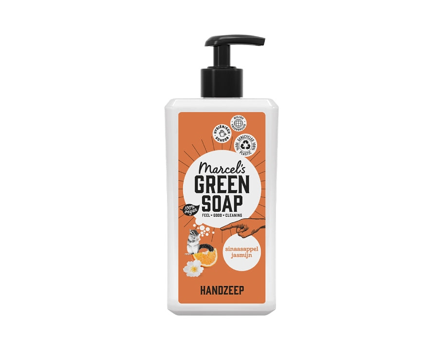 Marcel's green soap handzeep sinaasappel jasmijn 500ml