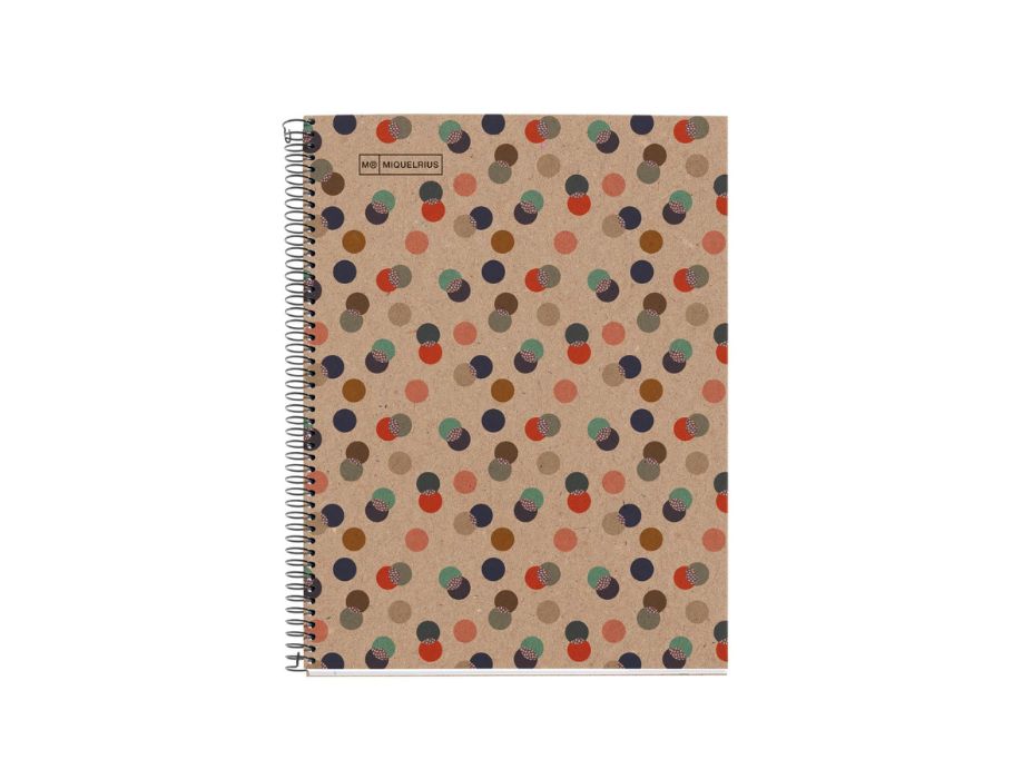 Miquelrius Notebook Eco Confetti A5 Blanco 80 sider