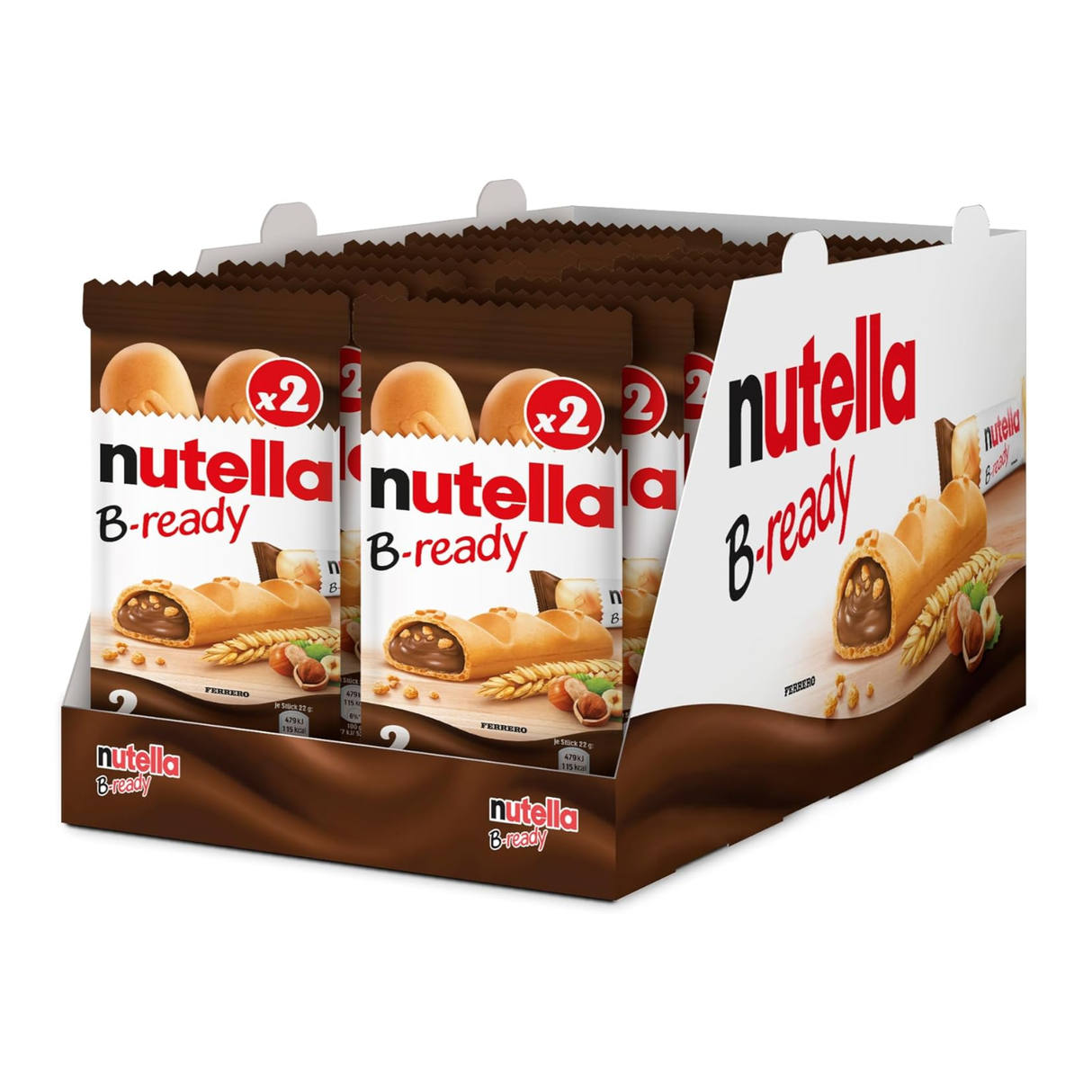 Nutella b-ready 2-pack (24 Stéck)