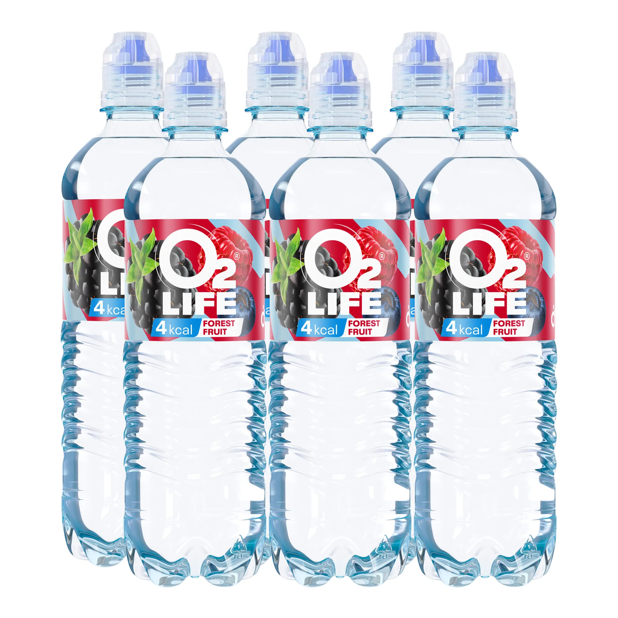 O2life Blue Forest Fruits Cap (6x 750ml)
