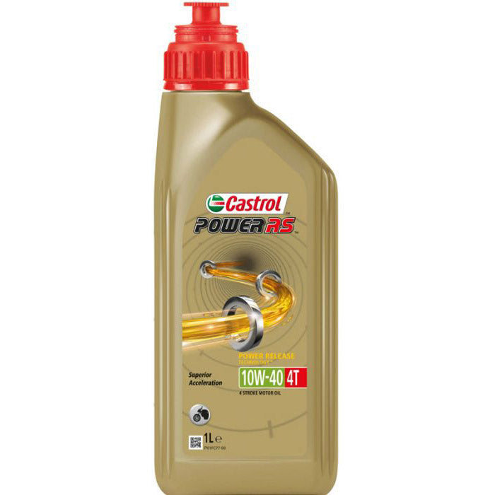 Öljy castrol power rs 4t 10w-40 - 1 litran pullo