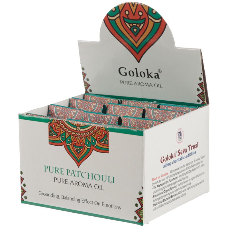 Pure patchouli 10ml - goloka fragrance oil