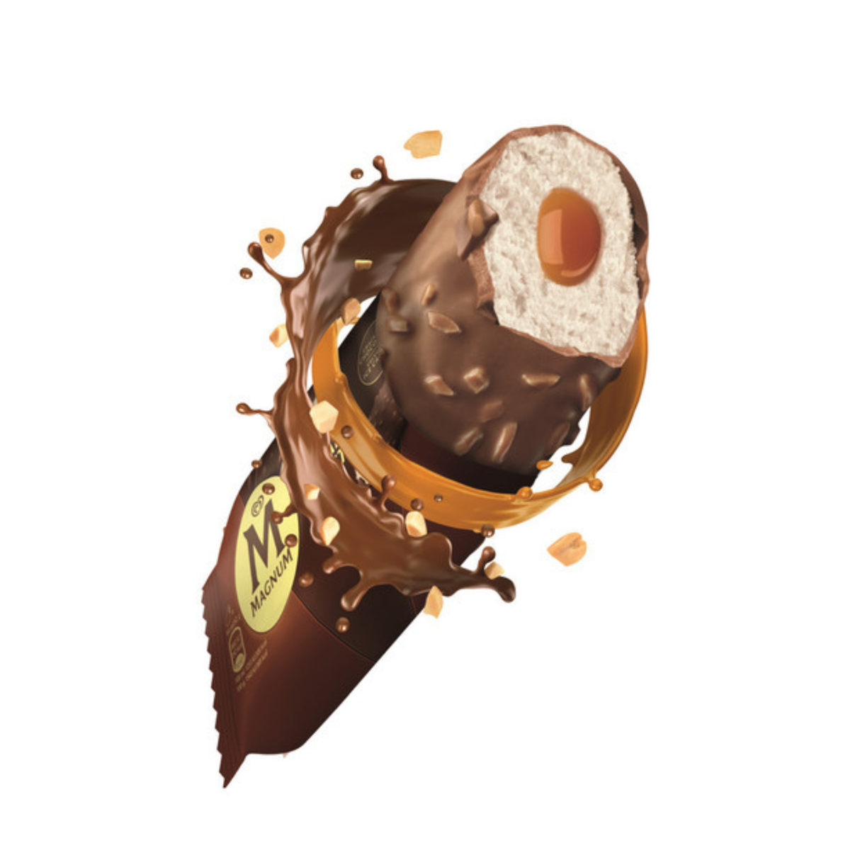 Ola Magnum Nutty Caramel Ice Cream (30x 64 ml)